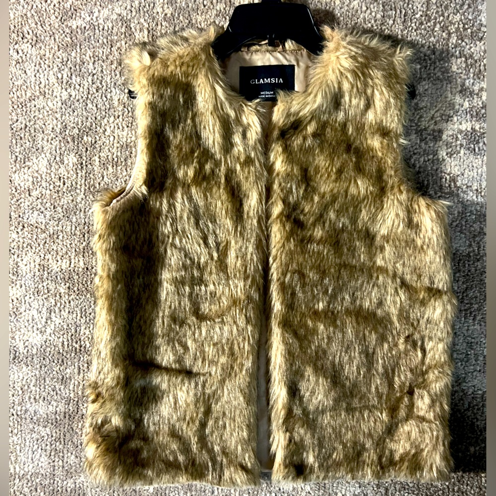 Fur vest in excellent condition